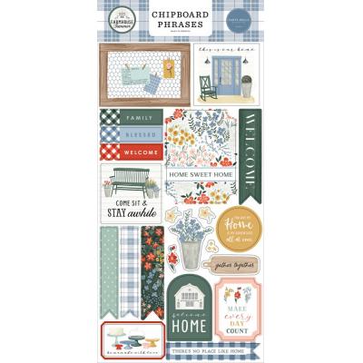 Carta Bella Farmhouse Summer Sticker - Chipboard Phrases